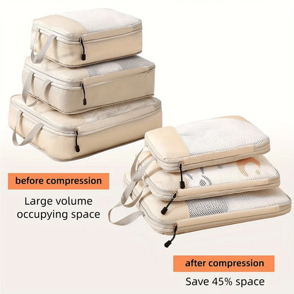 3-Piece Travel Compression Packing Set