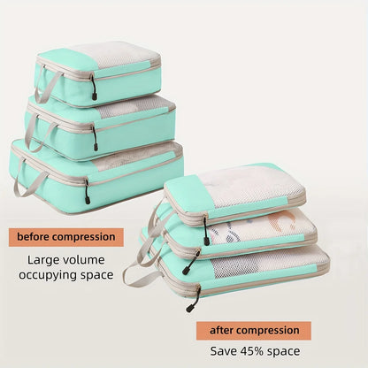3-Piece Travel Compression Packing Set