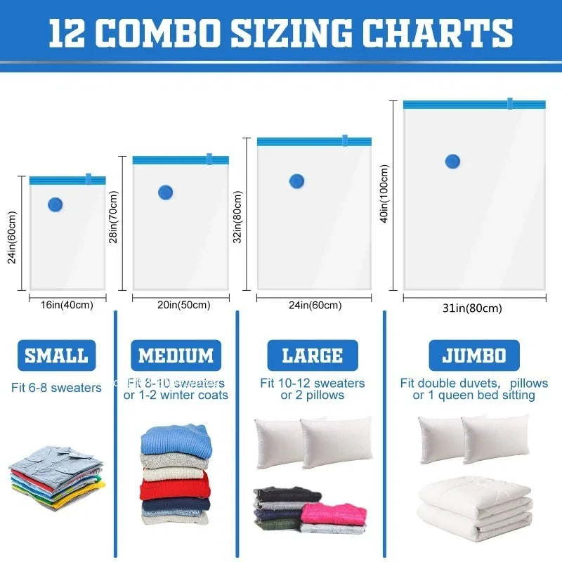 Vacuum Compression Storage Bags