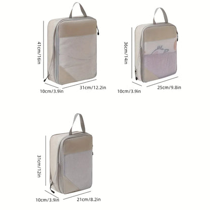 3-Piece Travel Compression Packing Set