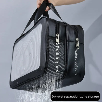 Dry-wet storage bag